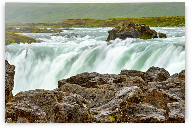 Visiting Godafoss waterfall in Iceland during summer by Marco Brivio