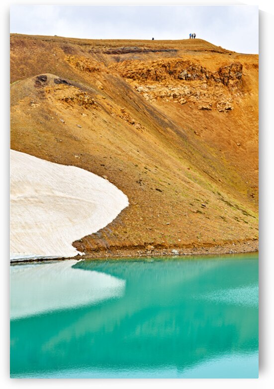 Visit to Krafla in Iceland near geothermal lake and mountains by Marco Brivio