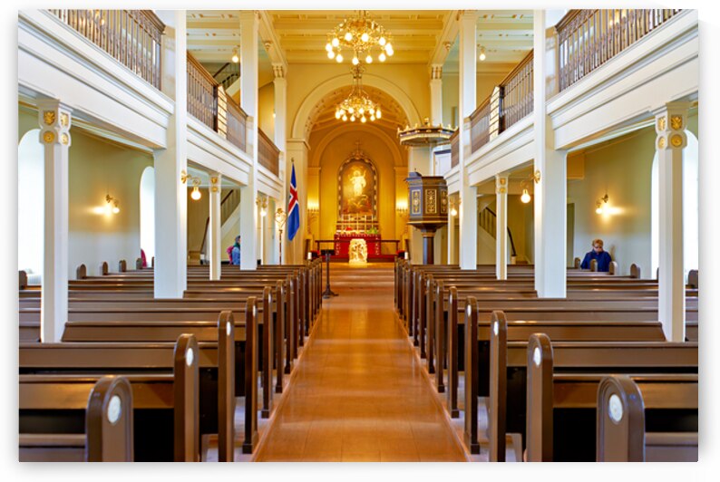 Visit to domkirkjan church in Reykjavik during daytime by Marco Brivio