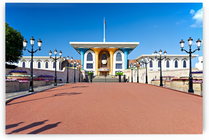 Visit to Al Alam Palace in Muscat Oman during daylight by Marco Brivio