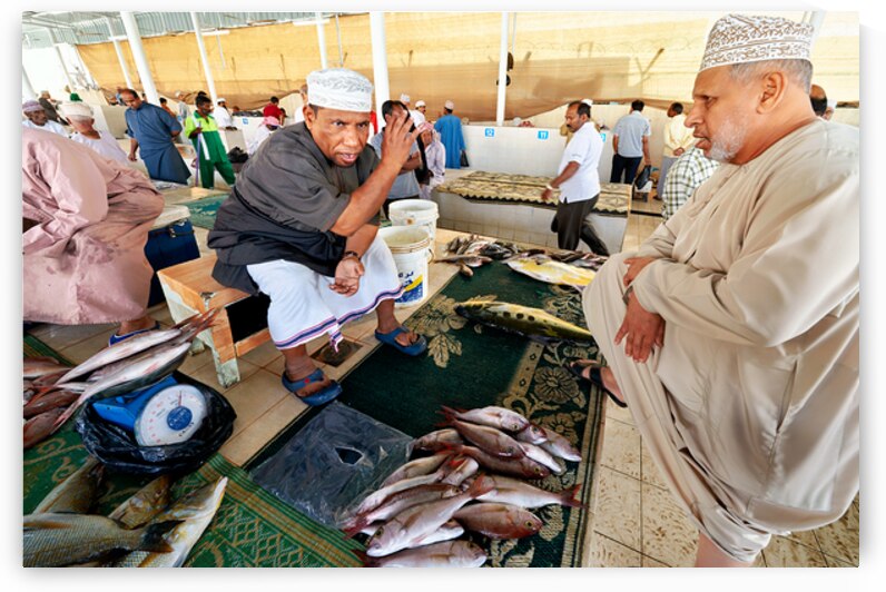 Visit to Muscat Oman fish market during the day by Marco Brivio