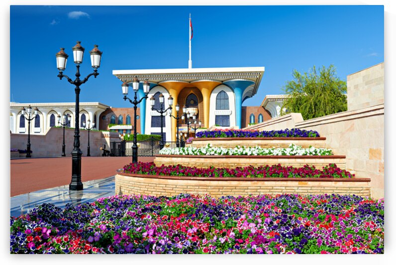 View of Al Alam Palace in Muscat Oman during daytime by Marco Brivio
