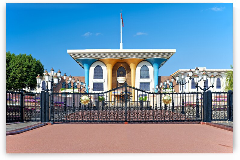 View of Al Alam Palace in Muscat Oman during daytime by Marco Brivio