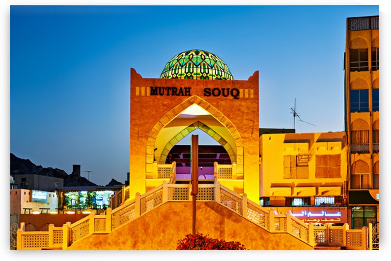 Visit to Mutrah Souq in Muscat during evening time by Marco Brivio