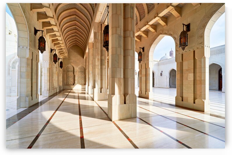 Visit sultan qaboos grand mosque in muscat oman by Marco Brivio