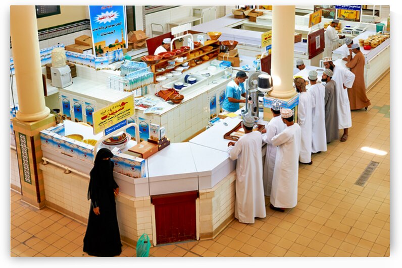 Exploring Nizwa market in Oman with local vendors and shoppers by Marco Brivio