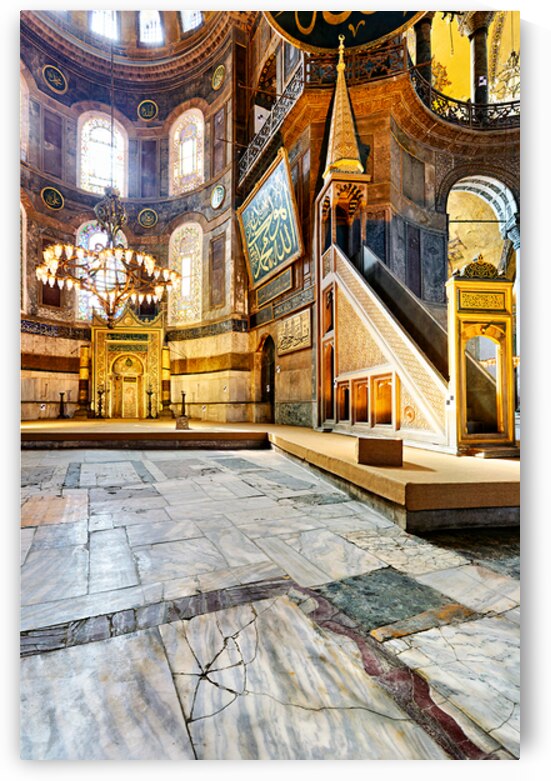 Visit hagia sophia grand mosque in istanbul turkey by Marco Brivio