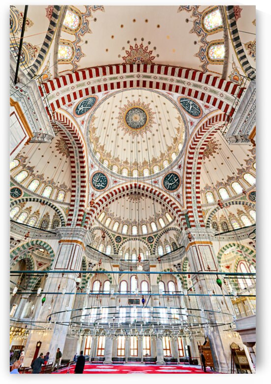 Interior details of Fatih Mosque Istanbul by Marco Brivio