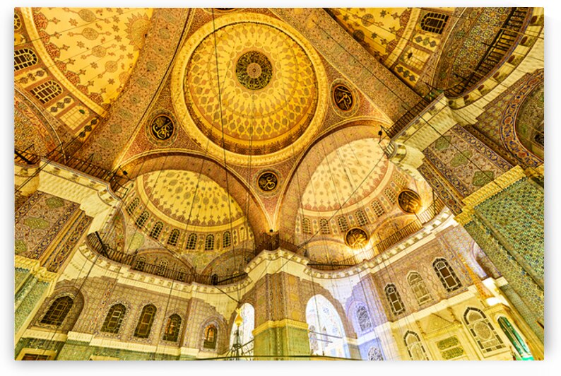 Visiting Suleymaniye Mosque in Istanbul Turkey with friends by Marco Brivio