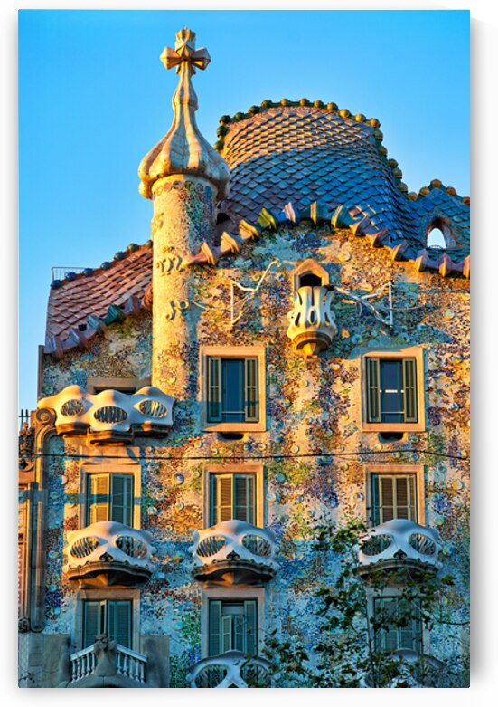 Exploring Casa Batllo in Barcelona during sunset hours by Marco Brivio