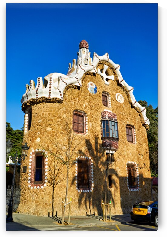 Exploring the fairytale house in Park Guell Barcelona by Marco Brivio