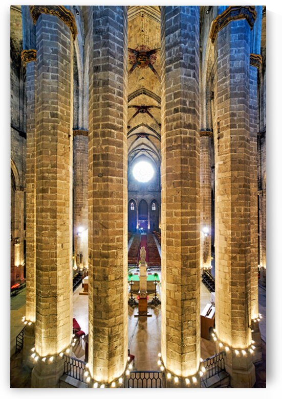 Visit Santa Maria del Mar church in Barcelona Spain by Marco Brivio