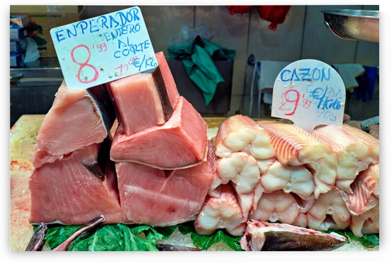 Fresh fish at Mercat de Sant Josep de la Boqueria by Marco Brivio