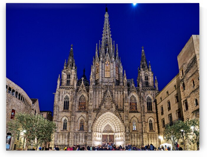 Cathedral of the holy cross and saint eulalia in barcelona by Marco Brivio