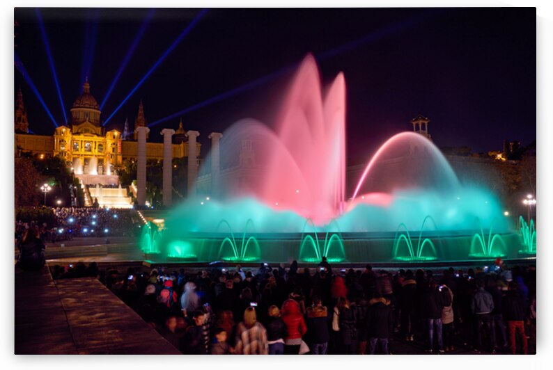 Montjuics Magic Fountain features a light show by Marco Brivio