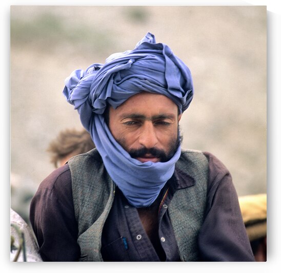 Portrait of a man in traditional attire from Pakistan by Marco Brivio