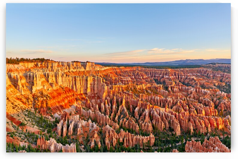 Bryce Point offers view of Bryce Canyon landscape at sunset by Marco Brivio