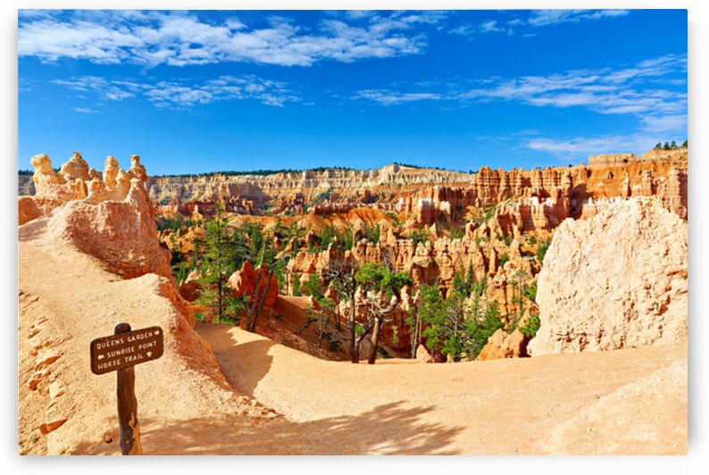 Explore queens garden in bryce canyon national park usa by Marco Brivio