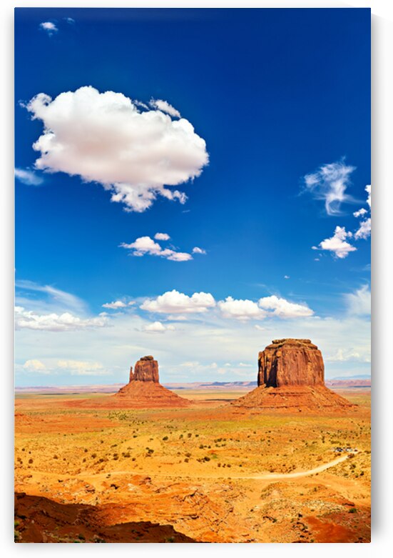 Views of the large rock formations in Monument Valley NP USA by Marco Brivio