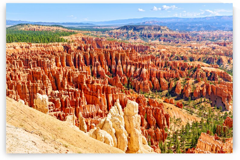 View from inspiration point at bryce canyon national park by Marco Brivio