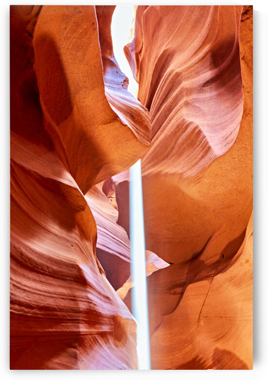 Exploring Antelope Slot Canyon in Arizona USA during midday by Marco Brivio