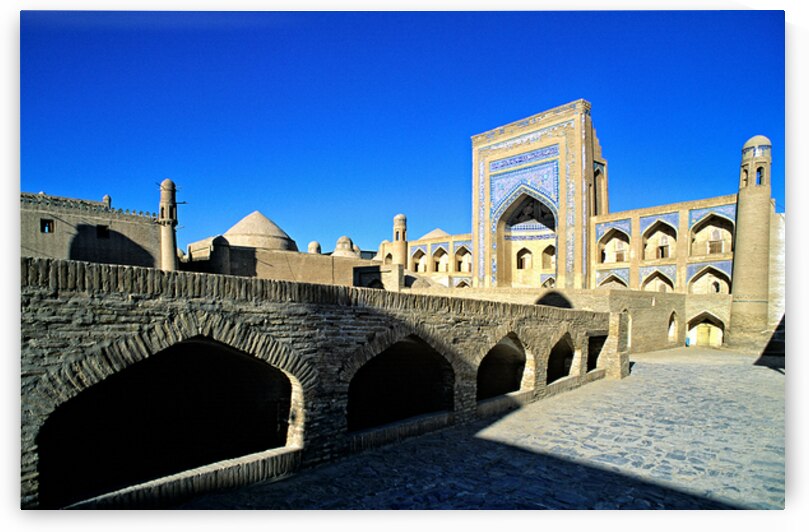 Exploring the ancient architecture in Khiva Uzbekistan by Marco Brivio