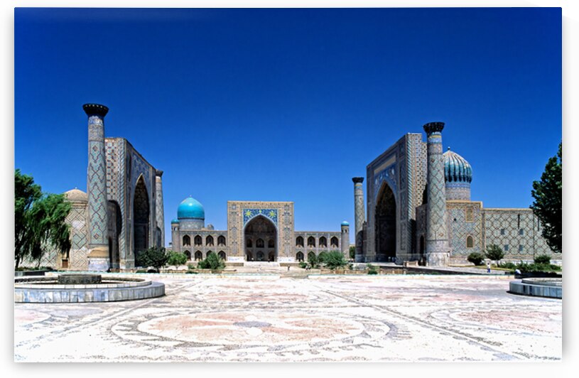 Registan in Samarkand showcases historical architecture by Marco Brivio