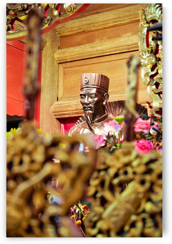 Statue in Hanoi showcasing culture and history in Vietnam by Marco Brivio