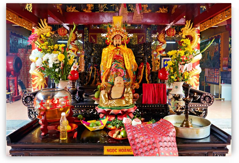 Visit to a Buddhist temple in Ho Chi Minh City Vietnam by Marco Brivio