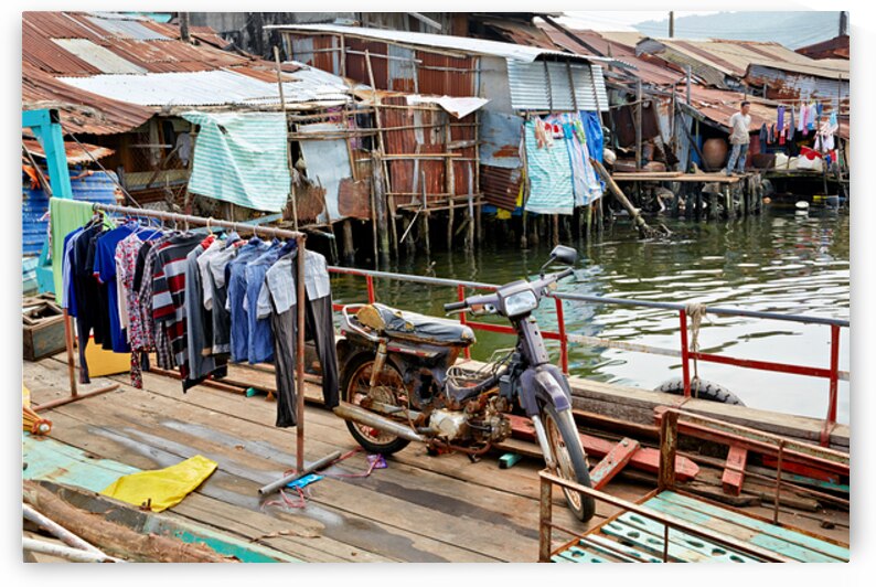 Fishing village life by the water in Phu Quoc Vietnam by Marco Brivio