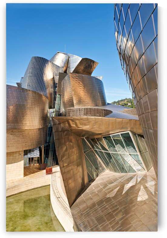 Guggenheim Museum in Bilbao Spain shows modern architecture by Marco Brivio