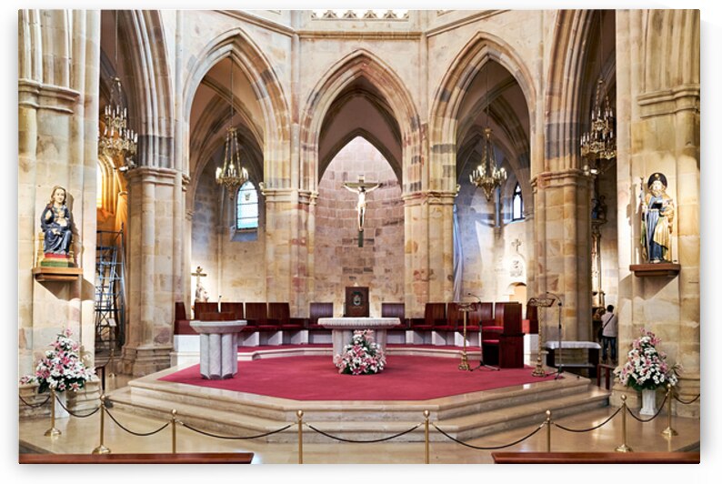 Exploring Bilbao cathedral in Spain during the day by Marco Brivio