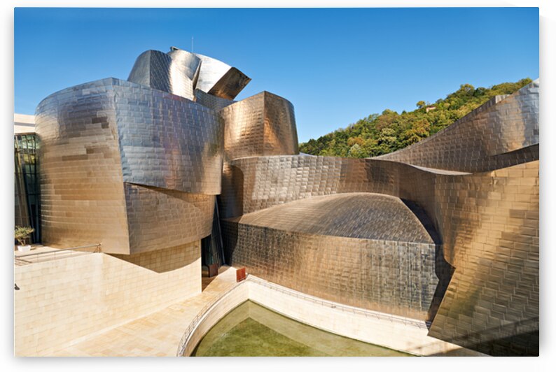 Guggenheim Museum in Bilbao shows modern design and structure by Marco Brivio