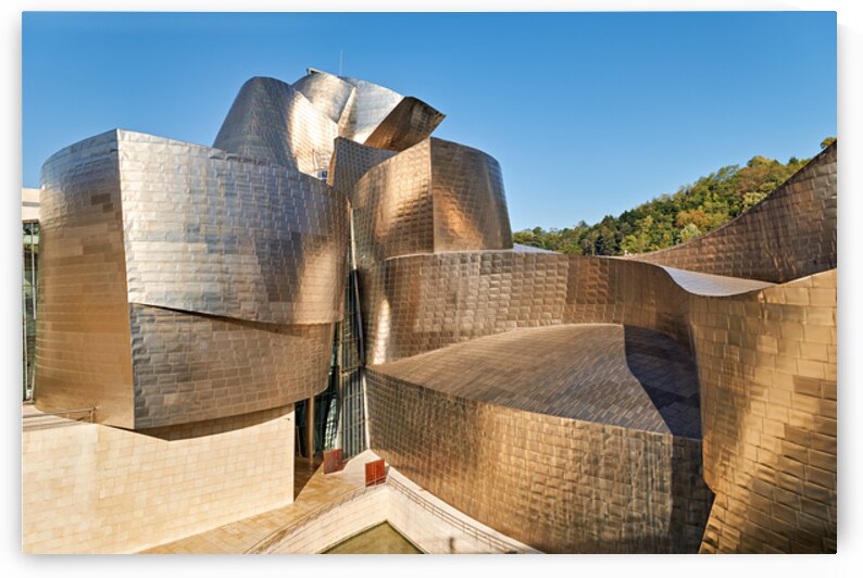 Visit Guggenheim Museum in Bilbao Spain on a sunny day by Marco Brivio