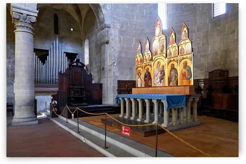 Visit the altar of Santa Maria della Pieve in Arezzo Tuscany by Marco Brivio