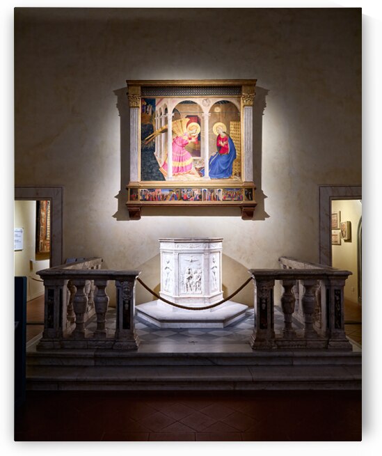Cortona Italy features Annunciation panel by Beato Angelico by Marco Brivio