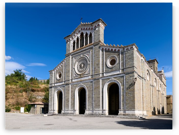 Basilica santa margherita in cortona tuscany italy by Marco Brivio