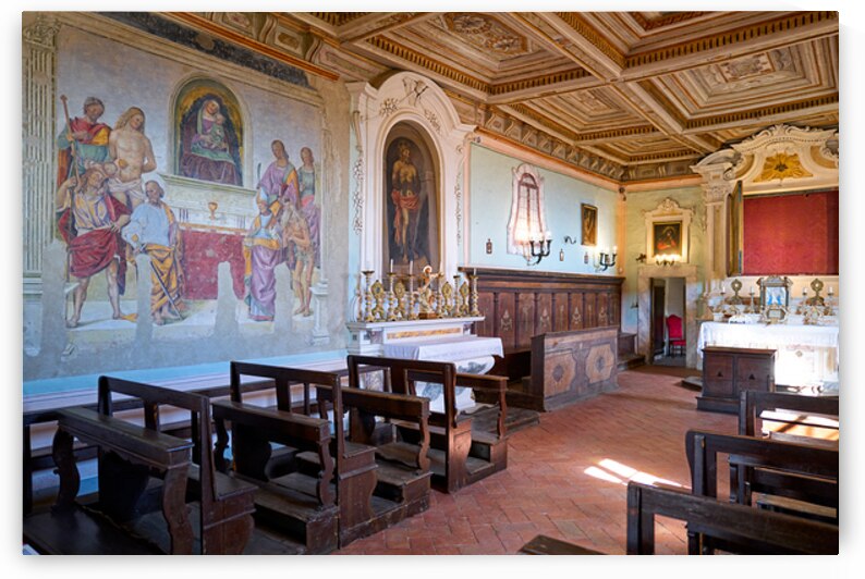 Visit to San Niccolo church in Cortona with Signorelli paintings by Marco Brivio