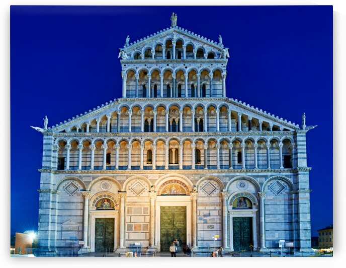 Pisa Cathedral at sunset in Piazza dei Miracoli by Marco Brivio