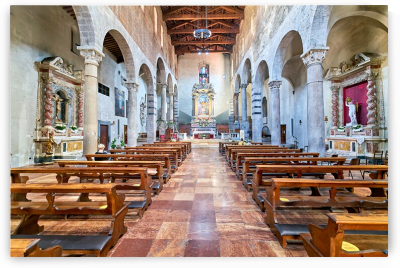 Exploring the church of san michele in borgo in pisa tuscany by Marco Brivio