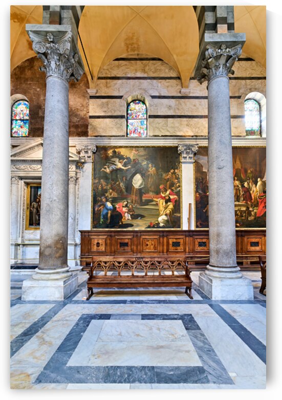 Exploring the interior of the Cathedral in Pisa Tuscany Italy by Marco Brivio