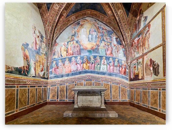 Frescoes by Cenni di Francesco Ser Cenni in San Lorenzo Church by Marco Brivio