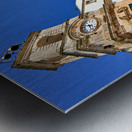 Apulia Puglia Italy. Martina Franca. Piazza Plebiscito and the Cathedral. Basilica S. Martino Metal print