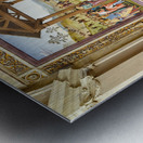 Città della Pieve Umbria Italy. Santa Maria dei Bianchi church. Adoration of the Magi fresco by Perugino Metal print