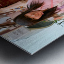 Lolita girl enjoying Shibuya District in Tokyo Japan Metal print