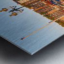 Sunrise at the harbour in Honfleur Normandy France Metal print