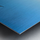 Tourists travel to Liberty Island by ferry in Manhattan New Yor Metal print