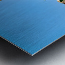 Pentedattilo in Calabria shows old buildings and rocky cliffs Metal print