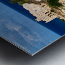 View of Santa Maria dellIsola Monastery in Tropea Calabria Ital Metal print