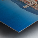 View of Florence rooftops and dome in Tuscany Italy during clear Metal print